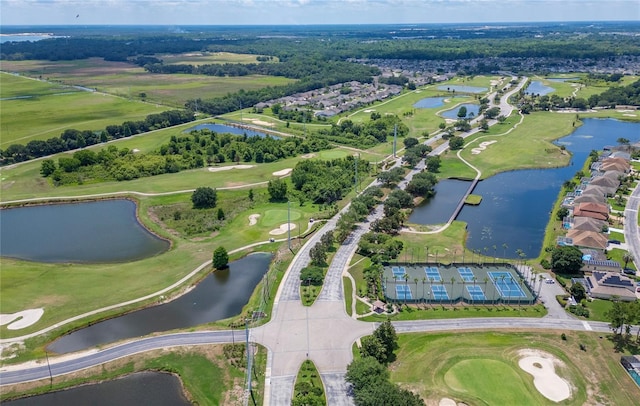 503 Vigo St, Davenport, FL 33837 - aerial view of property and surrounding area with a large body of water and a local golf course