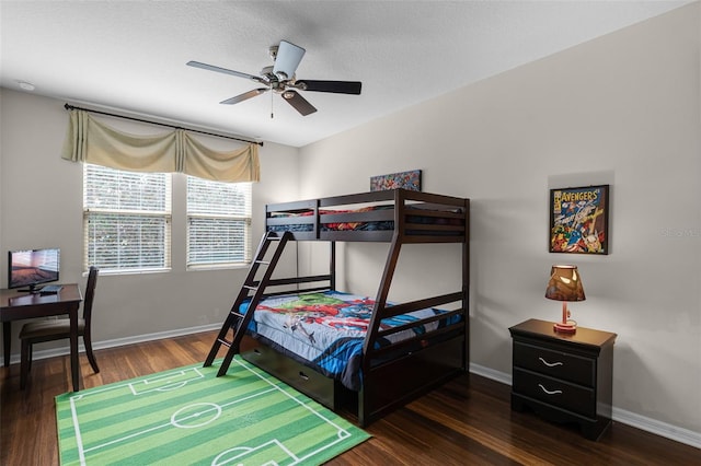 14430 Desert Haven St Unit 4302, Windermere, FL 34786 - bedroom featuring wood finished floors, baseboards, and a ceiling fan