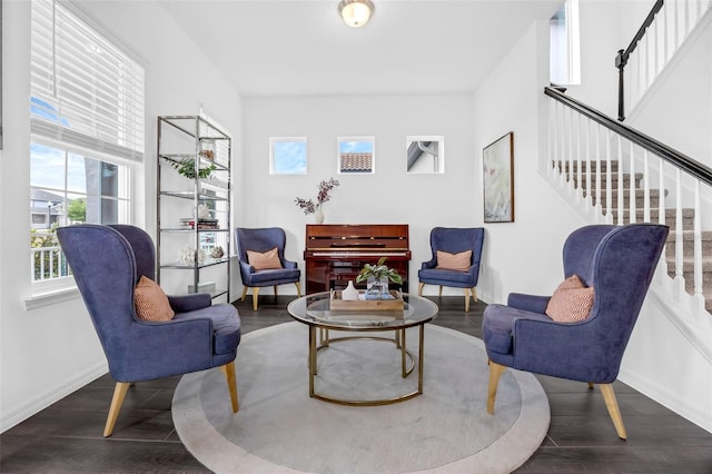 14513 Winter Stay Dr, Winter Garden, FL 34787 - sitting room featuring plenty of natural light, baseboards, and stairway