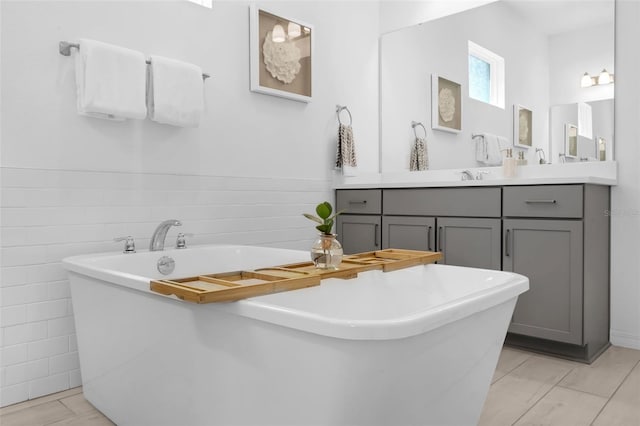 14513 Winter Stay Dr, Winter Garden, FL 34787 - bathroom with vanity and a freestanding tub