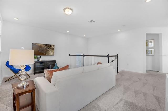 14513 Winter Stay Dr, Winter Garden, FL 34787 - living area featuring carpet flooring, recessed lighting, and baseboards
