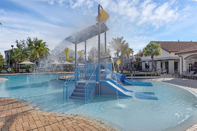 14513 Winter Stay Dr, Winter Garden, FL 34787 - community pool with a water slide