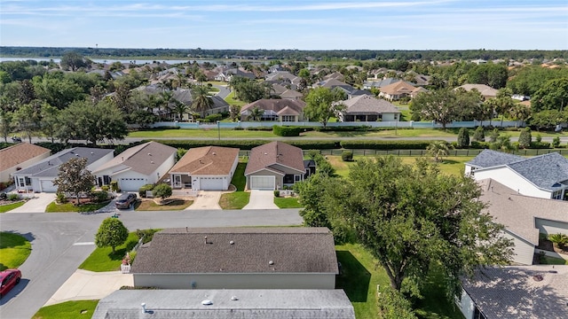 aerial view of residential area
