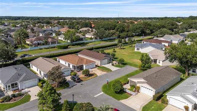 aerial view of residential area