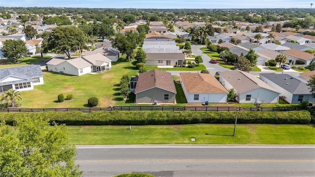 aerial perspective of suburban area