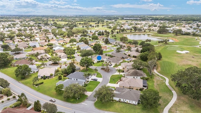 616 Hartford Ln, The Villages, FL 32162 - aerial view of residential area featuring a nearby body of water and a golf club