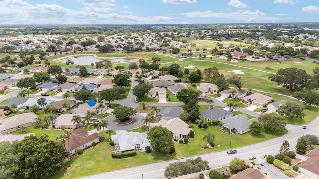 616 Hartford Ln, The Villages, FL 32162 - aerial view of residential area featuring a large body of water and a golf course