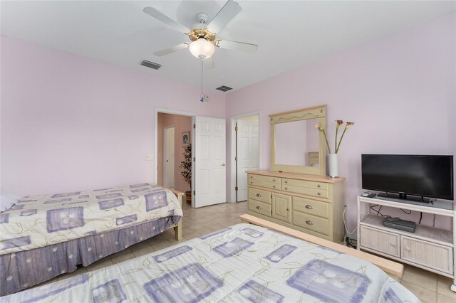 12687 SE 90th Ter, Summerfield, FL 34491 - bedroom with ceiling fan