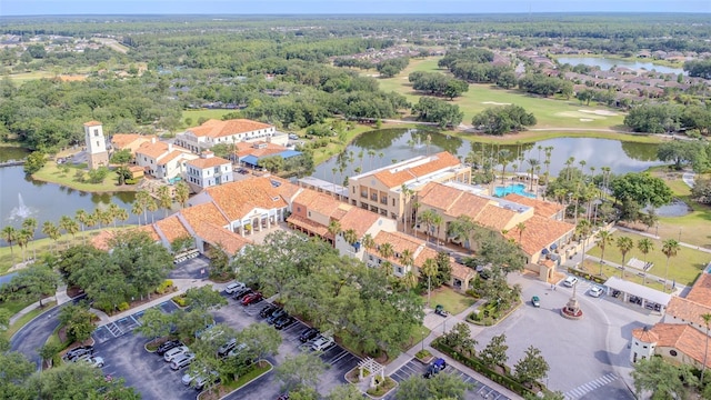 537 Montage Ln, Kissimmee, FL 34759 - aerial view of property's location with a nearby body of water and a local golf course