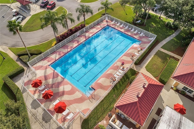 view of community pool