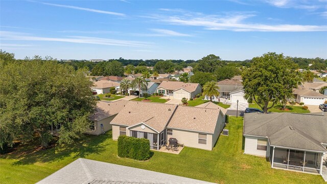 aerial perspective of suburban area