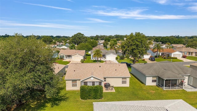 aerial perspective of suburban area