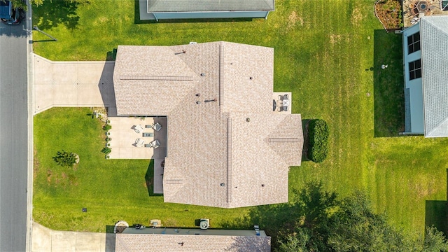 view from above of property
