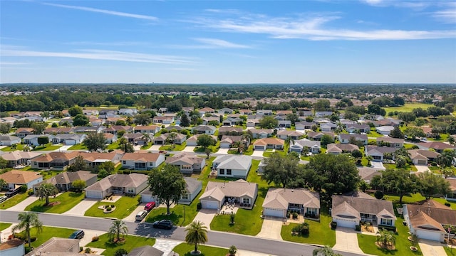 aerial view of residential area