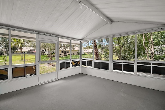 5618 Rosewall Cir, Leesburg, FL 34748 - unfurnished sunroom with lofted ceiling
