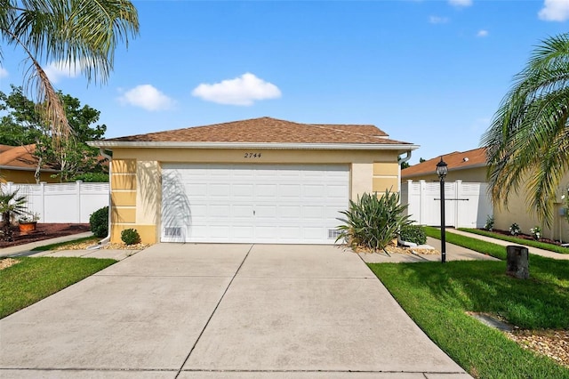 2744 Gresham Ave, The Villages, FL 32162 - ranch-style house featuring stucco siding