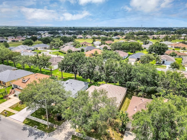 aerial perspective of suburban area