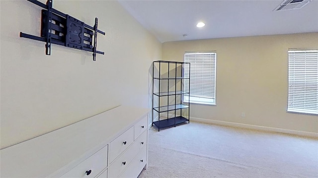 108 Whispering Pines Way, Davenport, FL 33837 - interior space with light carpet, baseboards, and recessed lighting