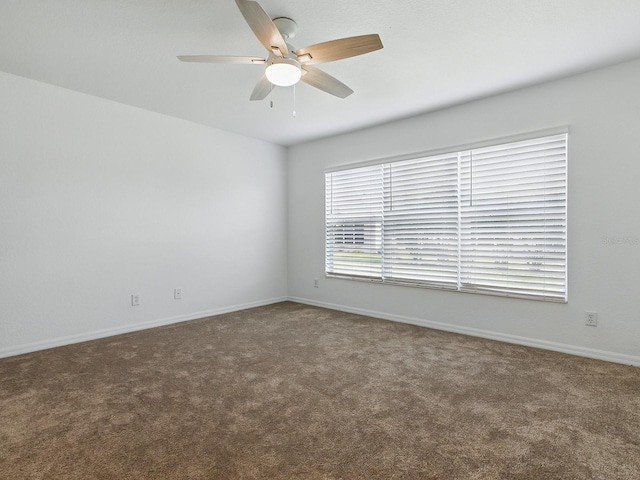 8601 SE 133rd St, Summerfield, FL 34491 - carpeted spare room featuring ceiling fan and baseboards