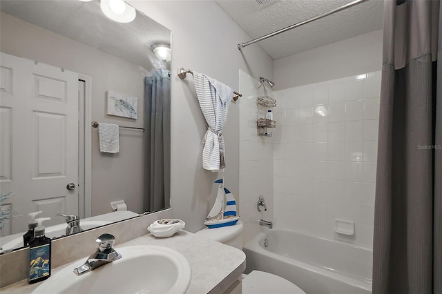 5604 Gulf Stream St, Tavares, FL 32778 - bathroom with shower / bath combination with curtain, toilet, and vanity