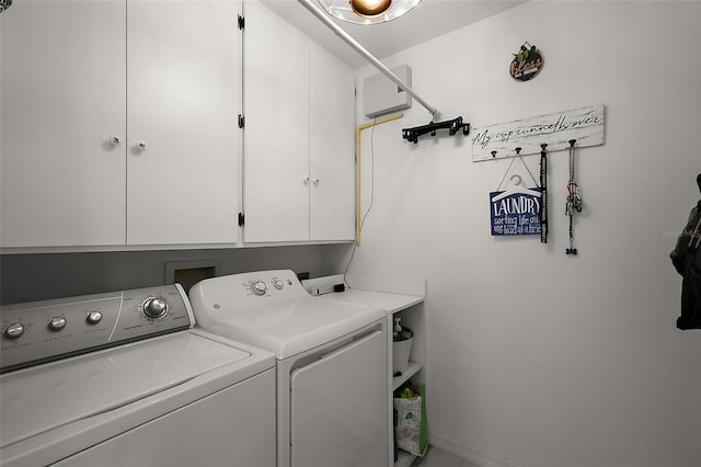 5604 Gulf Stream St, Tavares, FL 32778 - clothes washing area with separate washer and dryer and cabinet space