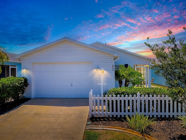 1722 Moreno Pl, The Villages, FL 32159 - ranch-style home featuring concrete driveway and fence