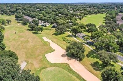 aerial view of a local golf course
