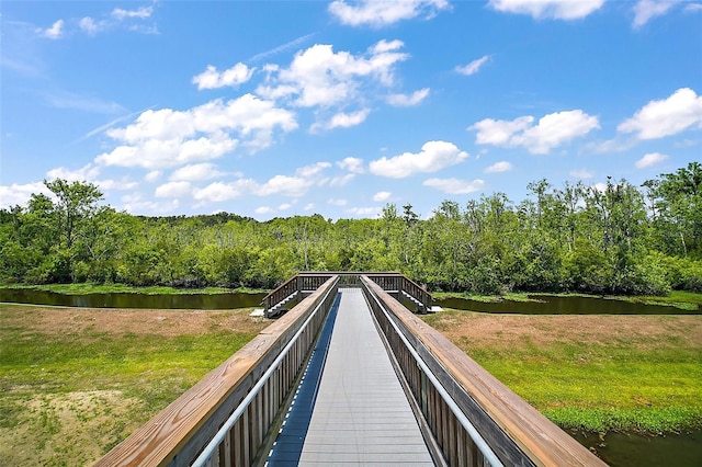 1155 Dora Parc Ln, Mount Dora, FL 32757 - surrounding community featuring a water view and a forest view