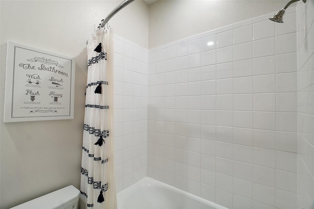 1155 Dora Parc Ln, Mount Dora, FL 32757 - full bathroom featuring shower / tub combo and toilet