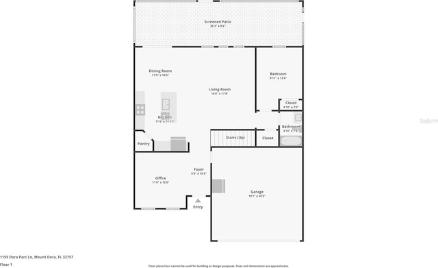 1155 Dora Parc Ln, Mount Dora, FL 32757 - room layout