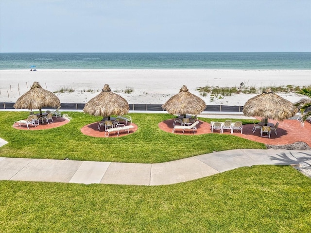 water view with local beach