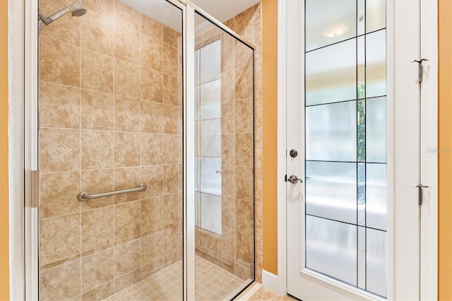 1123 Barnacle Ter, The Villages, FL 32162 - bathroom featuring a shower stall