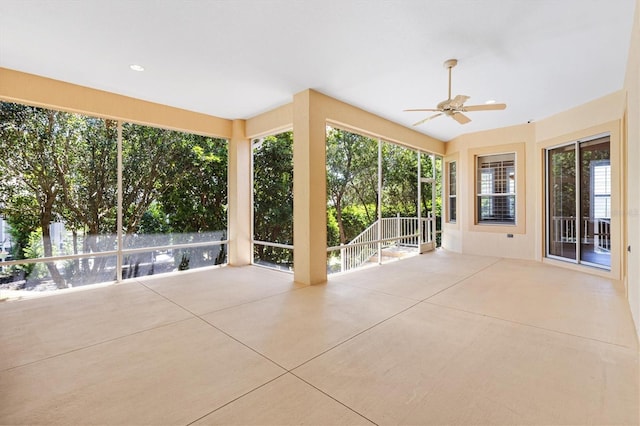 1123 Barnacle Ter, The Villages, FL 32162 - unfurnished sunroom featuring plenty of natural light