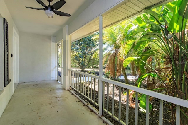 11442 Beggs Ct, Clermont, FL 34711 - balcony featuring ceiling fan