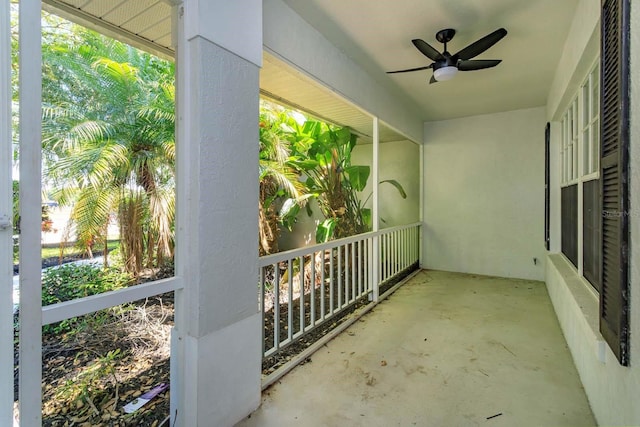 11442 Beggs Ct, Clermont, FL 34711 - balcony featuring ceiling fan