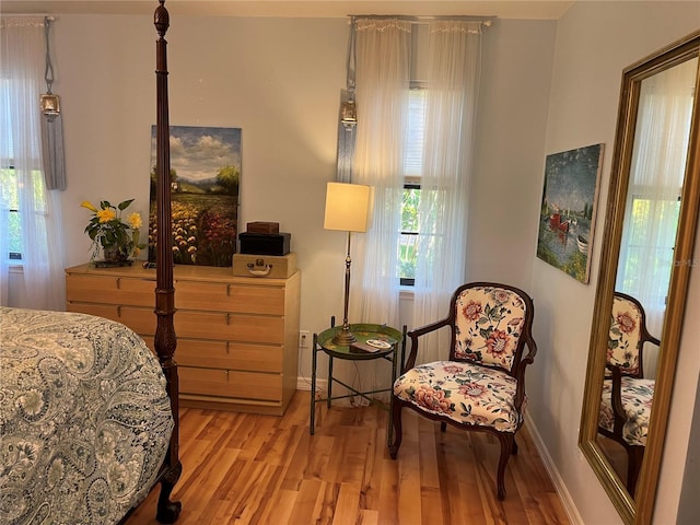 66 Elmwood Trl, Deland, FL 32724 - bedroom featuring light wood-style flooring, multiple windows, and baseboards