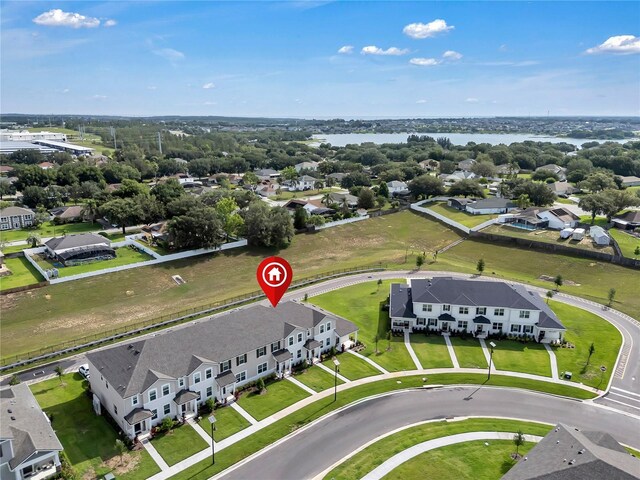 2552 Chickasaw Plum Loop, Clermont, FL 34711 - aerial perspective of suburban area featuring a nearby body of water