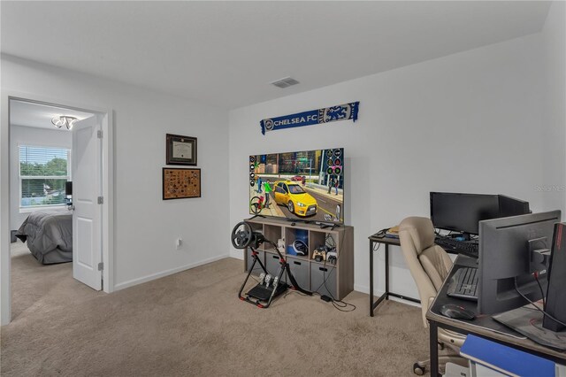 2552 Chickasaw Plum Loop, Clermont, FL 34711 - carpeted home office with baseboards
