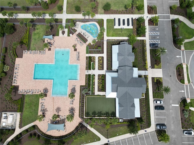 2552 Chickasaw Plum Loop, Clermont, FL 34711 - drone / aerial view of a pool