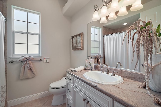 2204 Baypoint Way, The Villages, FL 32162 - full bath featuring healthy amount of natural light, baseboards, toilet, and tile patterned floors