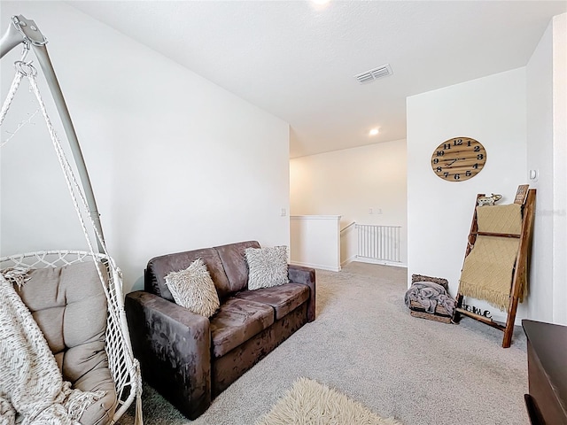 1042 Lido Dr, Howey In The Hills, FL 34737 - living area with carpet flooring and recessed lighting