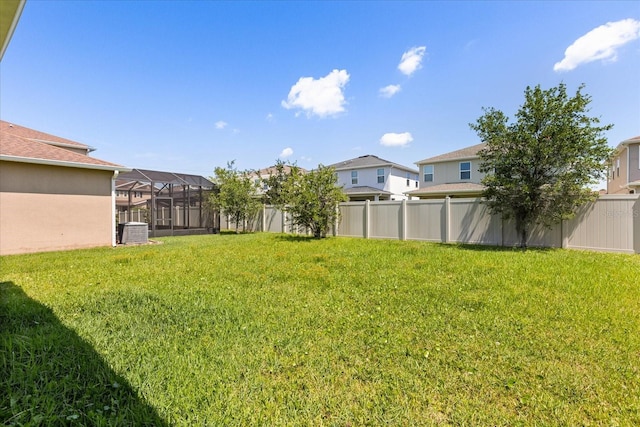 4869 Grassendale Ter, Sanford, FL 32771 - view of yard with a residential view and central AC