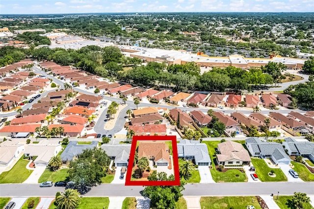 815 Cortez Ave, The Villages, FL 32159 - aerial view of residential area featuring property boundaries highlighted
