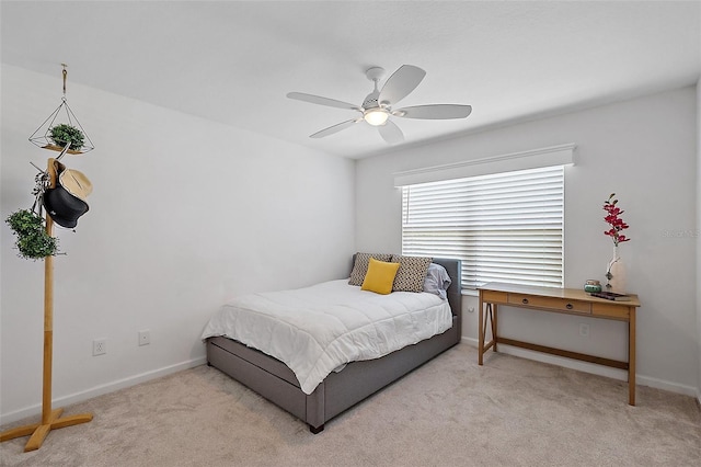 11287 Stewart Loop, Oxford, FL 34484 - carpeted bedroom featuring baseboards and a ceiling fan