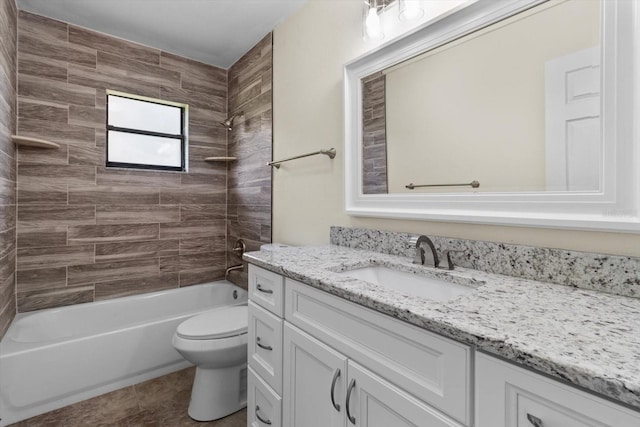 10655 N Party Ave, Dunnellon, FL 34433 - full bath featuring toilet, bathing tub / shower combination, and vanity
