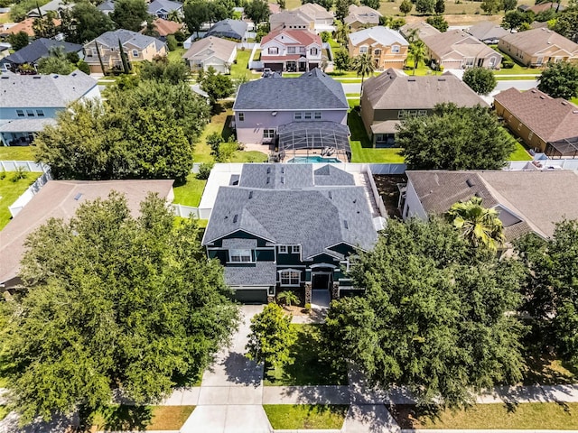 aerial perspective of suburban area