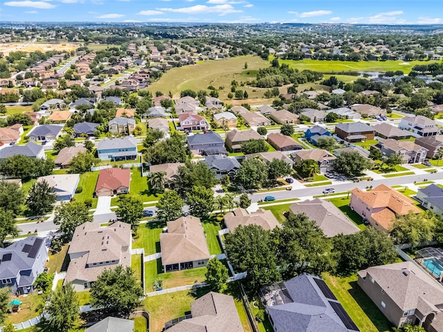 aerial perspective of suburban area