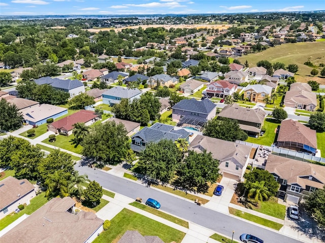 aerial perspective of suburban area