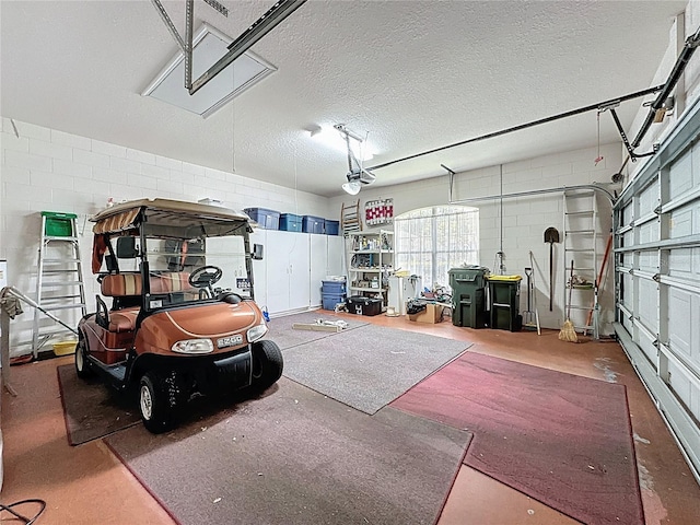 2415 Twickingham Ct, Clermont, FL 34711 - garage with concrete block wall and a garage door opener