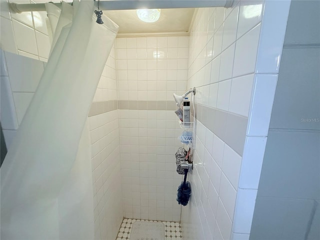603 W Seminole Ave, Eustis, FL 32726 - bathroom view of a tile shower